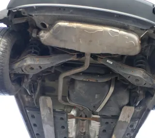 VW Golf 5 + 5M Plus Auspuff Mittelschalldämper + Ends hinten CGGA 1,4 80 PS - Bild 1