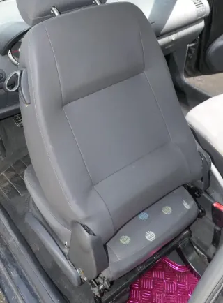 Seat Arosa VW Lupo Sitz vorn links Fahrersitz Höhenverstellung höhenverste rot - Bild 5