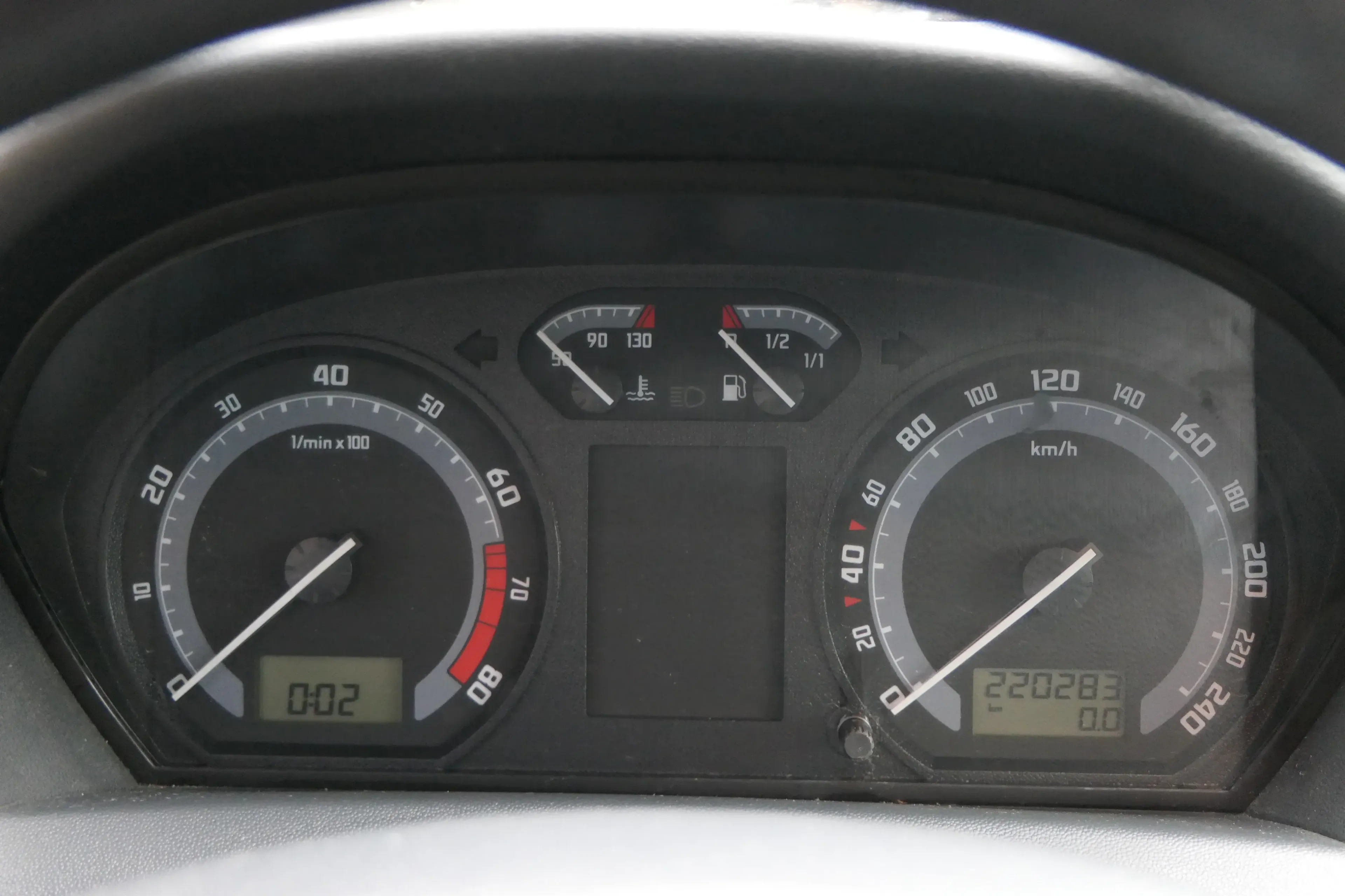 Skoda Fabia 6Y Tacho Tachometer Kombiinstrument 6Y0920881B 222.000KM 1,4 BBZ AZL - Bild 1