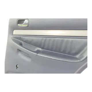 1x A6 4B Türverkleidung Verkleidung Tür hinten rechts Leder blau royalblau - Bild 4