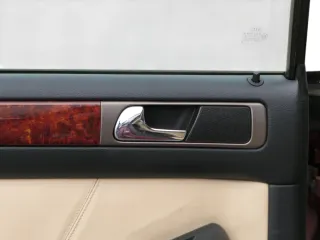 1x A6 4B Türverkleidung Verkleidung Tür hinten links Leder onyx / vanille Bose - Bild 3