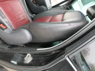 VW Sharan 7M Galaxy 1x Sitz hinten rechts Rücksitz 6+7 Sitz Leder rot - Bild 5