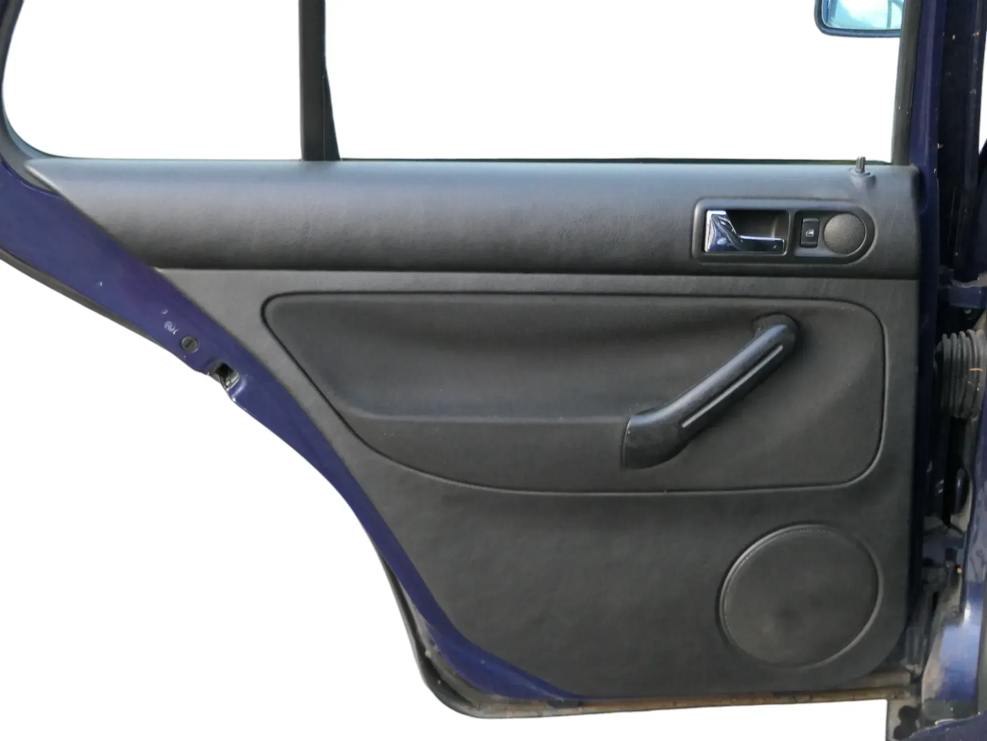 1x VW Golf 4 1J Limousine Türverkleidung Verkleidung Tür hinten links schwarz - Bild 1