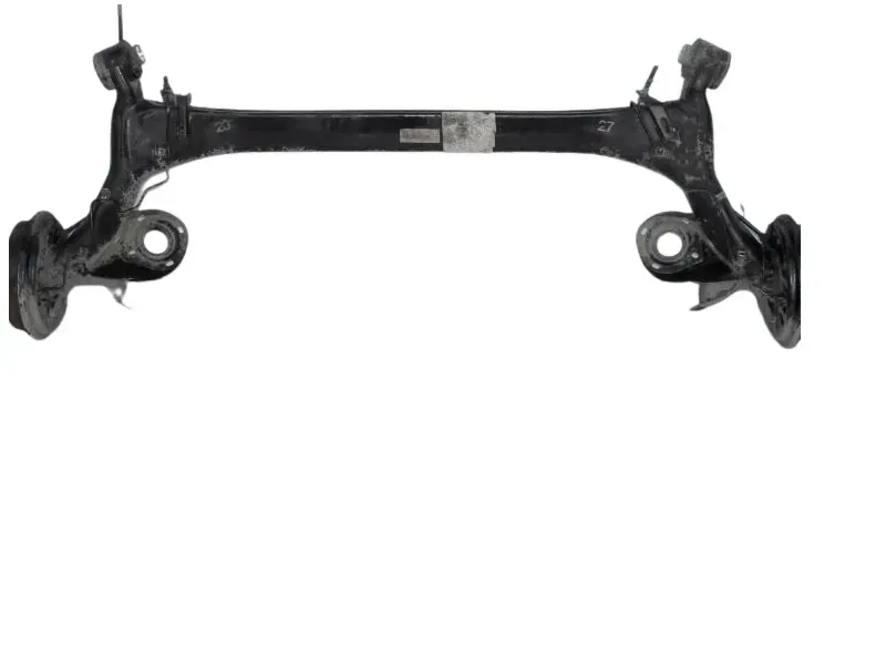 VW Polo 9N3 Ibiza 6L Achse hinten Hinterachse Achsträger mit ABS Trommelbremse - Bild 1