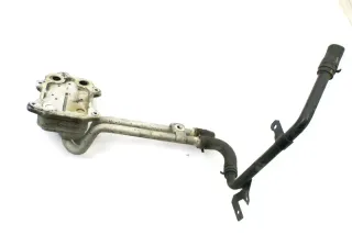 VW Audi Ölkühler Halter Ölfilterflansch 03C117021E 03C117021J Rohr Leitung - Bild 2