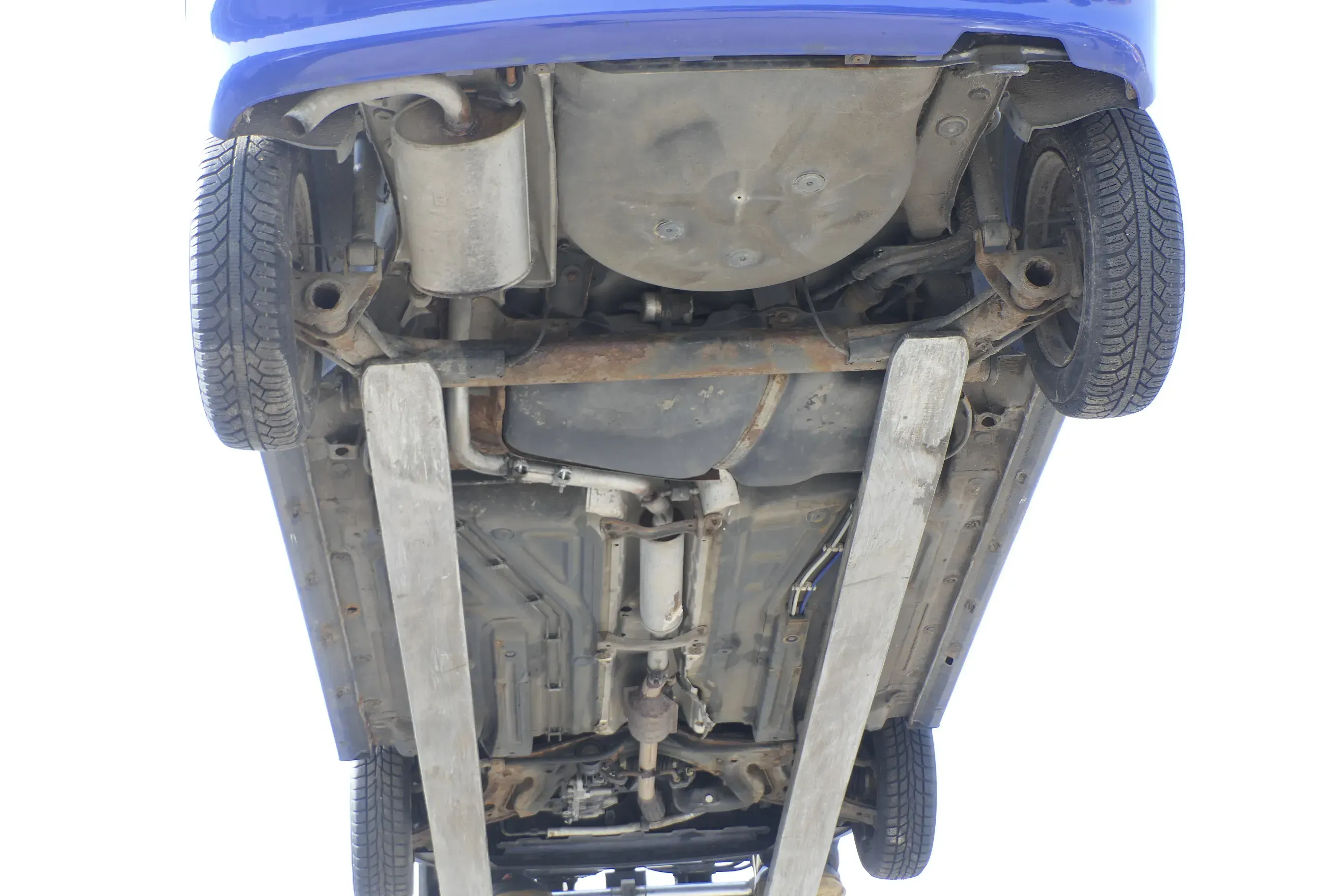 VW Polo 6N2 Auspuff hinten Endschalldämpfer Benziner MItteltopf - Bild 1
