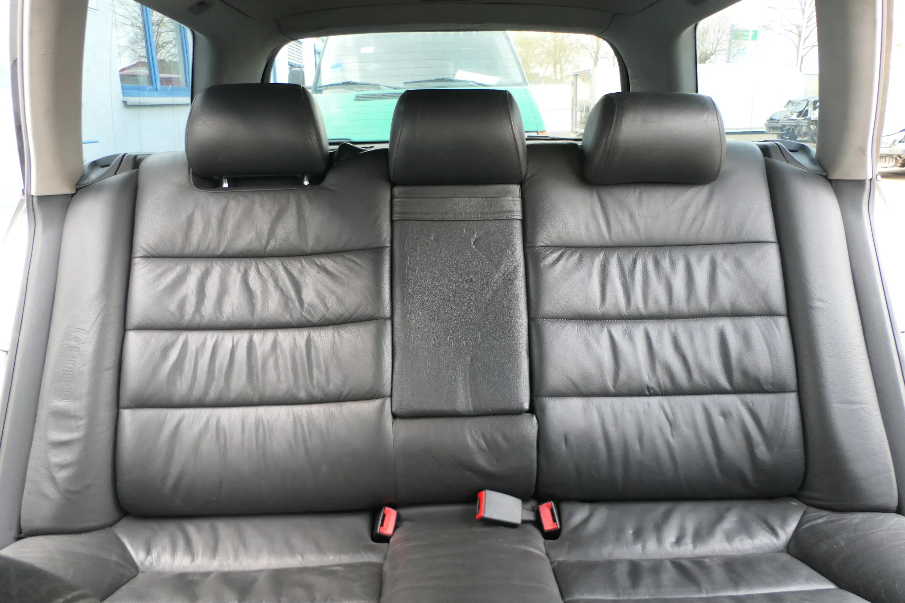 A6 4B Kombi Avant Rückbank Rücksitzbank Sitz Rücksitz Buffalino schwarz Leder - Bild 1