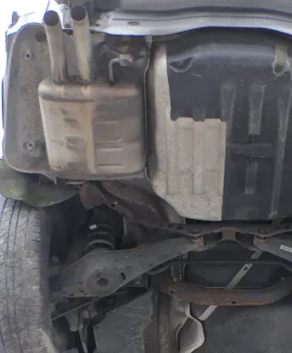 VW Passat 3C Auspuff Endschalldämpfer Endtopf 1,9 TDI BLS BXE hinten - Bild 1
