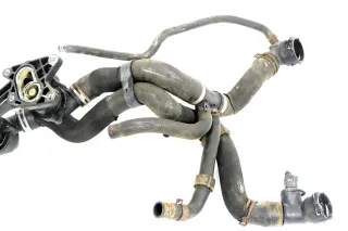 Audi A4 8E B6 Thermostat Gehäuse Schlauch 2,0 ALT 03C121026AF CDGA - Bild 2