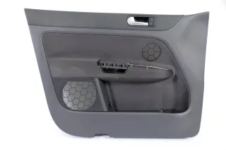 VW Golf Plus 5M 1x Türverkleidung Verkleidung Tür vorne links anthrazit dunkel - Bild 1