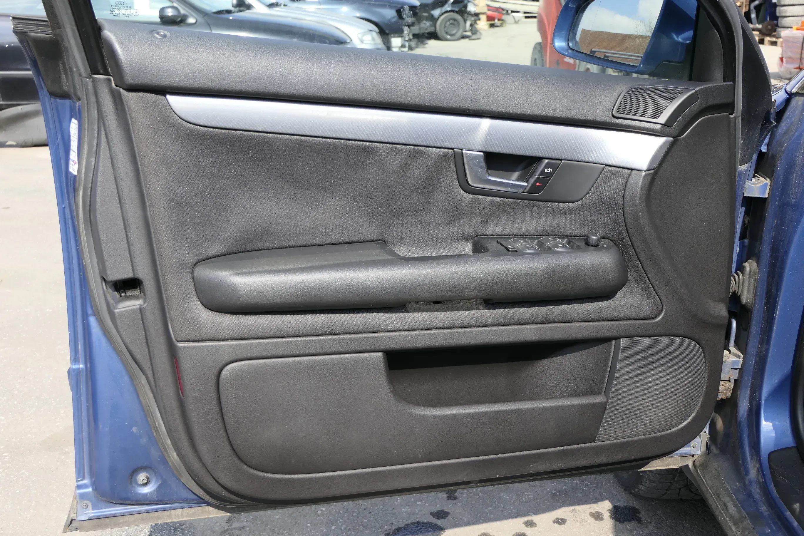 4x Audi A4 8E B6 Türverkleidung Verkleidung Tür vorne hinten links schwarz soul - Bild 1