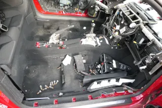 VW Eos Teppich Innenraumteppich Innen Bodenbelag schwarz - Top Zustand 50.000km - Bild 1