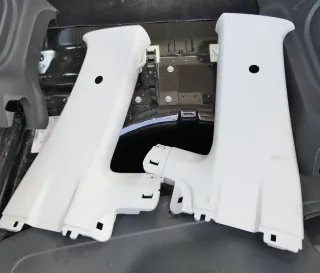 VW Up Mii B-Säulen Verkleidung vorne links + rechts grau Abdeckung - Bild 1