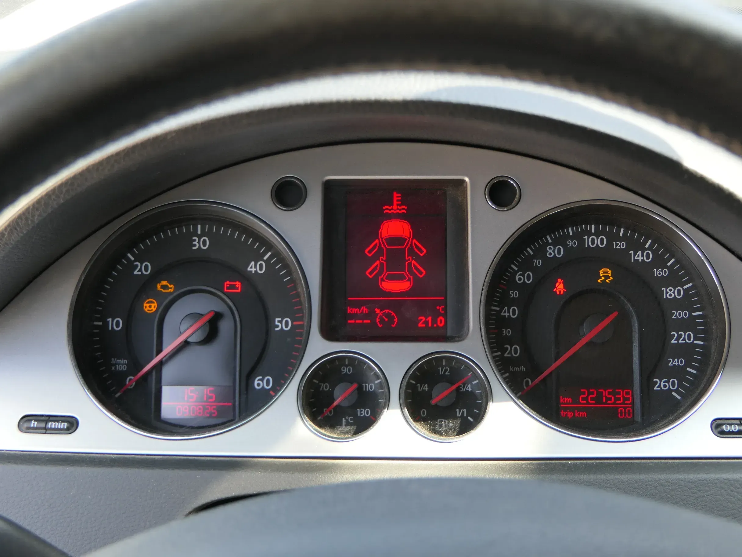 VW Passat 3C Tacho Tachometer 227.800km 3C0920871E Diesel TDI Kombiinstrument - Bild 1