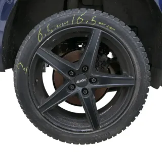4x Golf 7 Passat Alufelgen 205/50 R17 93V Winterreifen Reifen ca. 6mm KBA 47095 - Bild 3