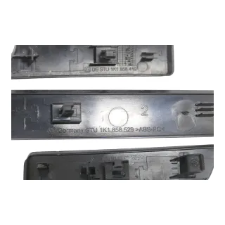 VW Golf 5 1K Verkleidung Abdeckung Dekor links + rechts -anthrazit-metallic grau - Bild 6