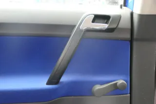1x VW Polo 9N 9N3 Türverkleidung Verkleidung Tür hinten links 4/5-Türer blau - Bild 2