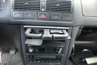 Golf 4 Bora Mittelkonsole Verkleidung um Radio 1j1858069G Dekor grau Türgriff - Bild 2
