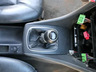 Audi A6 4B Schaltknauf Schaltsack Schaltknüppel original 5-Gang Leder schwarz - Bild 3