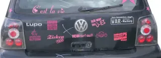 2x VW  Lupo Arosa Rückleuchten Heckleuchten Sport Tuning   E4 - Bild 1