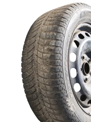 4x Audi A4 8E A6 4B Felgen 205/55 R16 91H Winterreifen Reifen 4-8mm - Bild 2