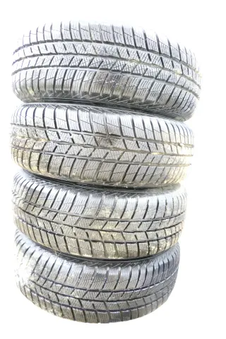 4x VW Golf 6 Plus 5M 195/65 R15 91T Winterreifen M+S Felgen Reifen M&S ca.8mm - Bild 2