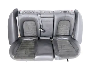 Passat 3C Kombi Sitz Rückbank Rücksitzbank Sitze Leder Lehne alcantara schwarz - Bild 1