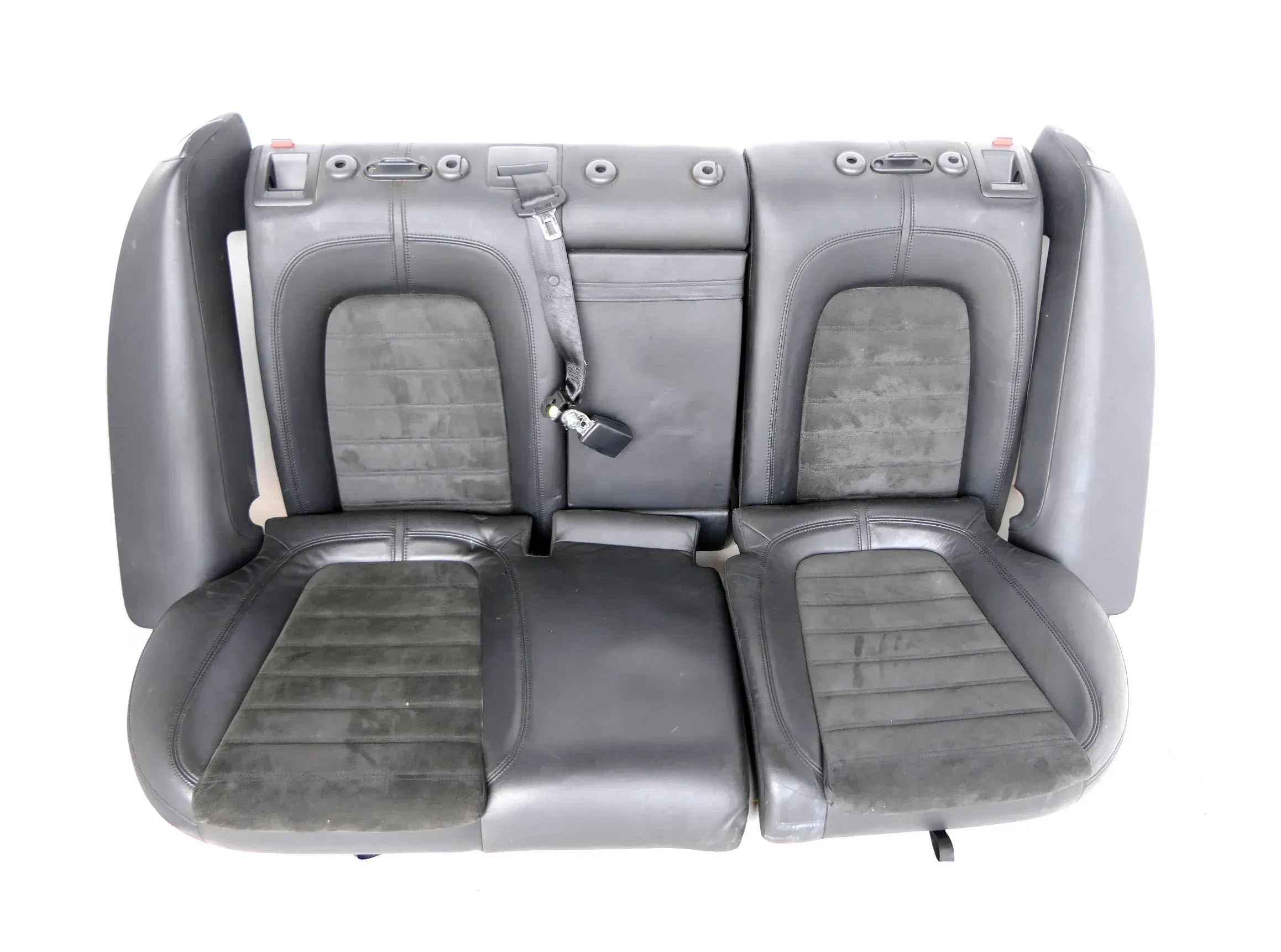 Passat 3C Kombi Sitz Rückbank Rücksitzbank Sitze Leder Lehne alcantara schwarz - Bild 1