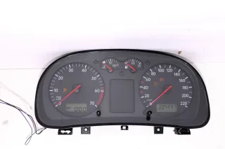 VW Golf 4 Tacho Tachometer Kombiinstrument 163.000km 1J0919881 1,4 1.4 16V 75PS - Bild 1