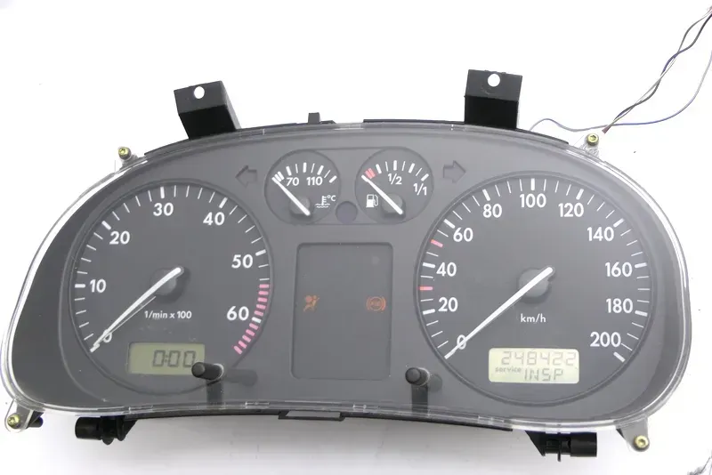 VW Polo 6N Tacho Tachometer Kombiinstrument 248.000km 6N0919860T 6N0919860R - Bild 1