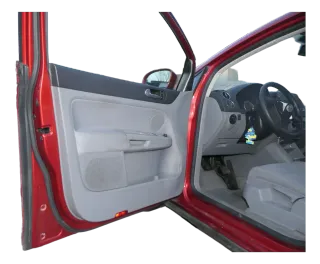 VW Golf Plus 5M 1x Türverkleidung Verkleidung Tür vorne links grau - Bild 5