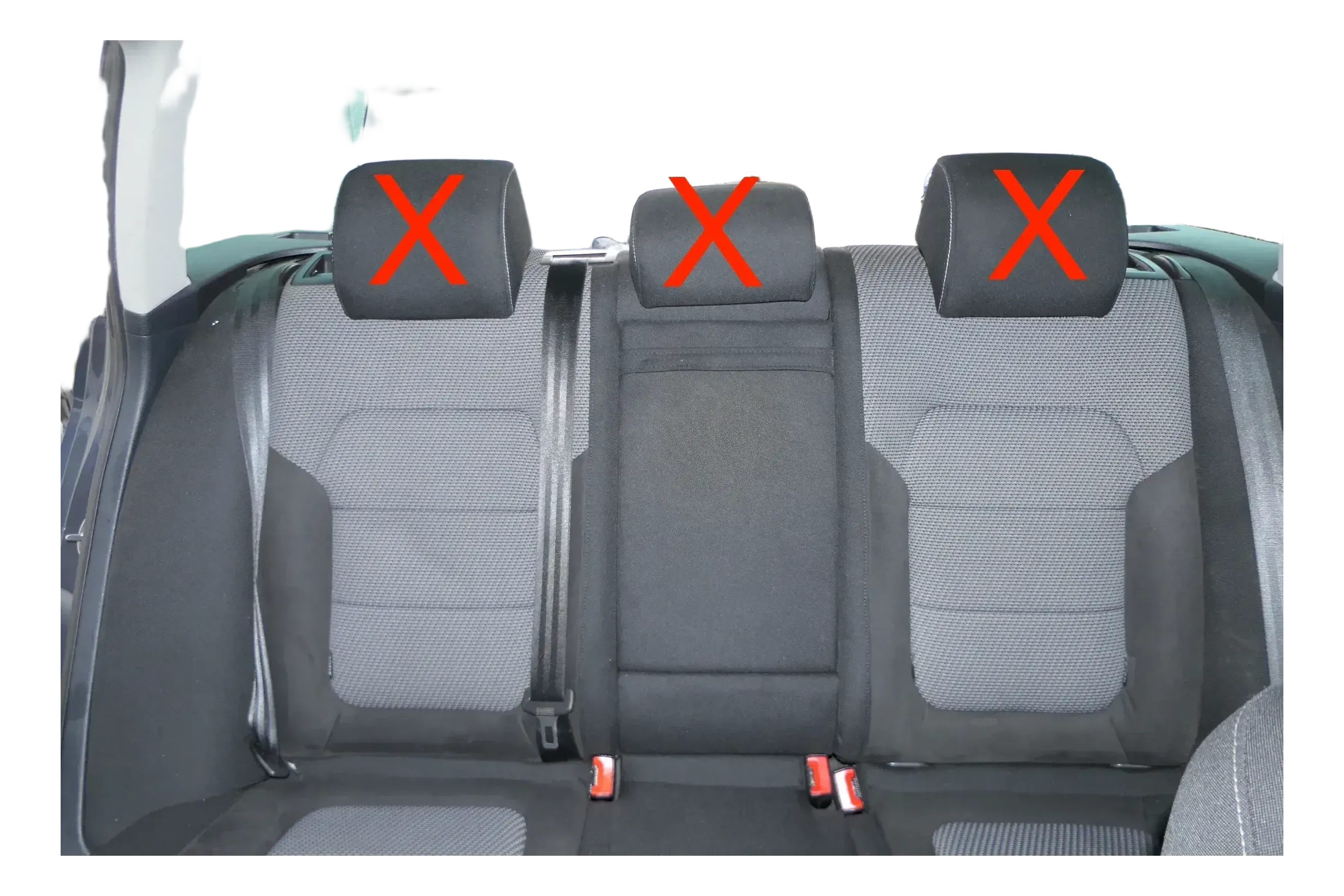 VW Passat 3C B7 Kombi Sitz Rückbank Rücksitzbank Sitze Lehne schwarz Ski durchre - Bild 1