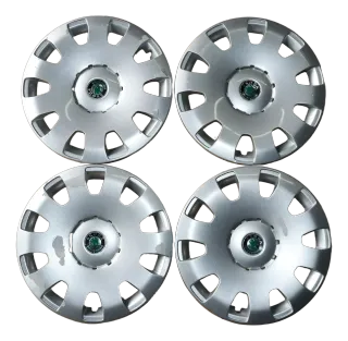 4 x Stück Original Skoda Octavia 1U Radzierkappe Radkappe 15 Zoll 1U0601147G - Bild 1