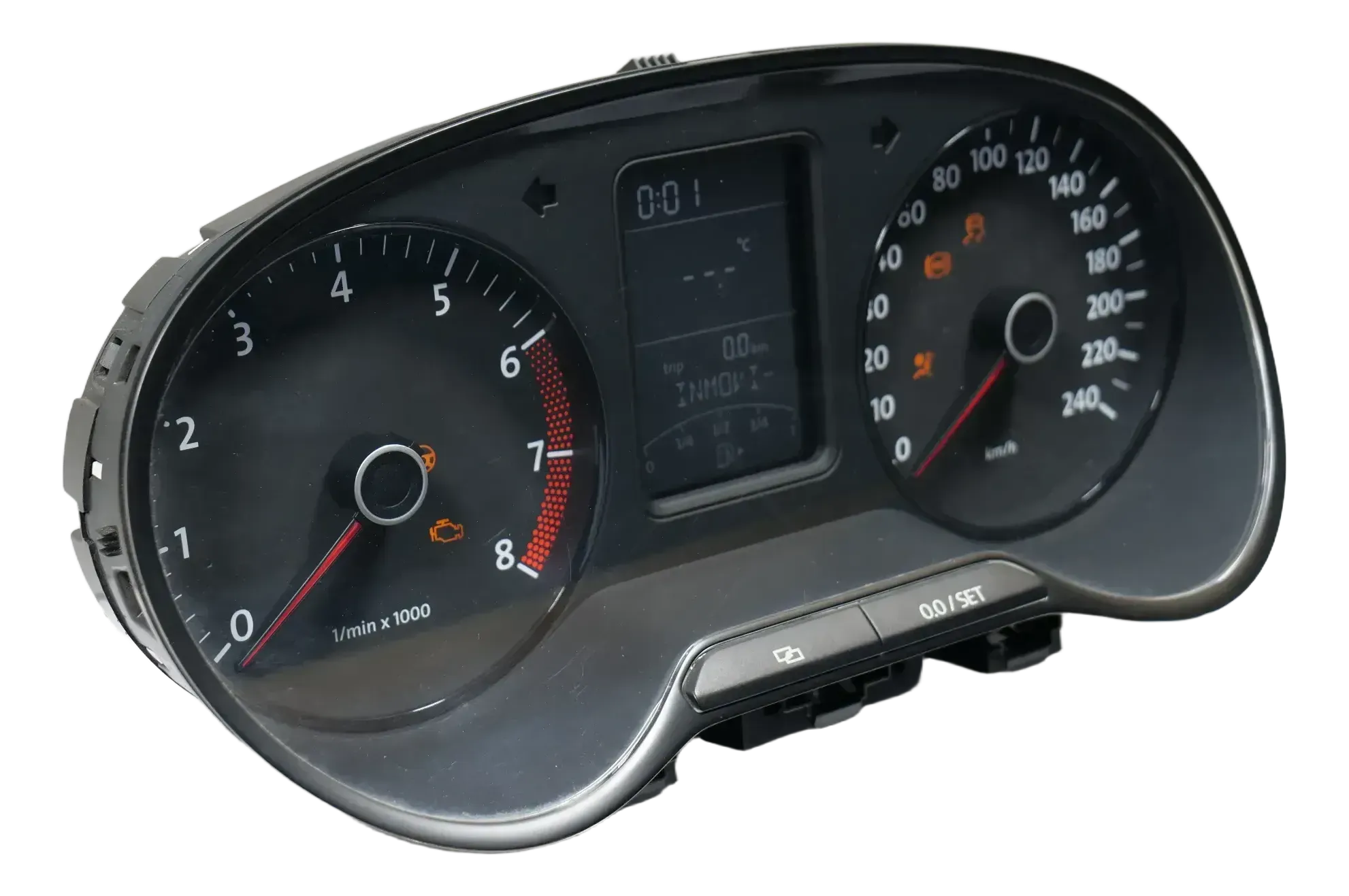 VW Polo 6R Tacho Tachometer Kombiinstrument 73.235km 6R0920860G Benziner - Bild 1