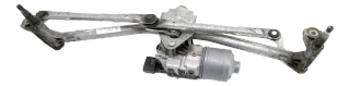 VW Polo 9N 9N3 Wischermotor Wischer Motor mit Gestänge 6Q1955119A vorn - Bild 1