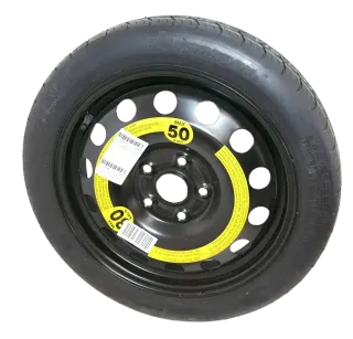 Golf 6 Touran Notrad Ersatzrad Ersatzreifen Notreifen 16 Zoll T125/70R16 Werkzeu - Bild 1