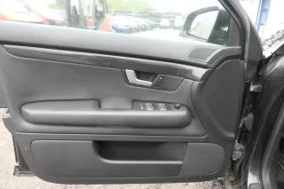 4x Audi A4 8E B6 Türverkleidung Verkleidung Tür schwarz Leder - Bild 2