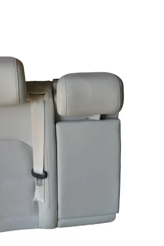Passat 3C 3G B8 Kombi Sitz Rückbank Rücksitzbank Lehne weiß St. Tropez ohneKopf - Bild 5