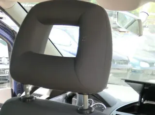 1x VW Sharan 7M ab Bj. 2000 Kopfstütze hinten oder vorne  anthrazit - Bild 2