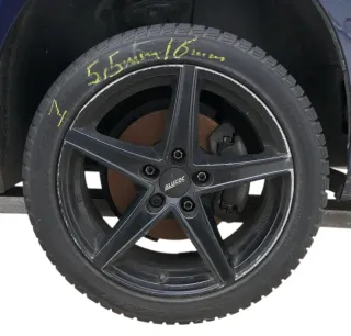 4x Golf 7 Passat Alufelgen 205/50 R17 93V Winterreifen Reifen ca. 6mm KBA 47095 - Bild 2