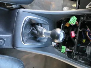 Audi A6 4B Schaltknauf Schaltsack Schaltknüppel original 5-Gang Leder schwarz - Bild 2