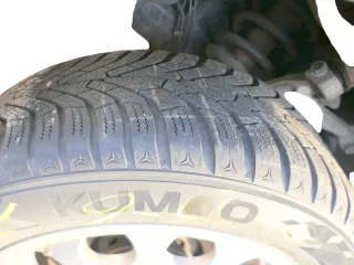 4x A4 B5 A6 4B Alufelgen 205/55 R16 91V Winterreifen Reifen 4B0601025P   7-9mm - Bild 8