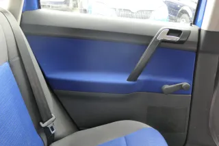 1x VW Polo 9N 9N3 Türverkleidung Verkleidung Tür hinten links 4/5-Türer blau - Bild 1