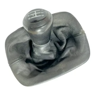 Audi A6 4B Schaltknauf Schaltsack Schaltknüppel original 5-Gang Leder - Bild 2