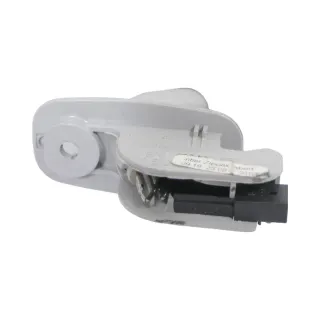 Audi A3 8P Sonnenblende rechts vorne 8P0857552A 9V4 silber grau beleuchtet - Bild 2