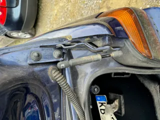 2x Golf 3/4 Cabrio 1E Dämpfer Heckklappe hinten links rechts Scharnier blau LC5U - Bild 2