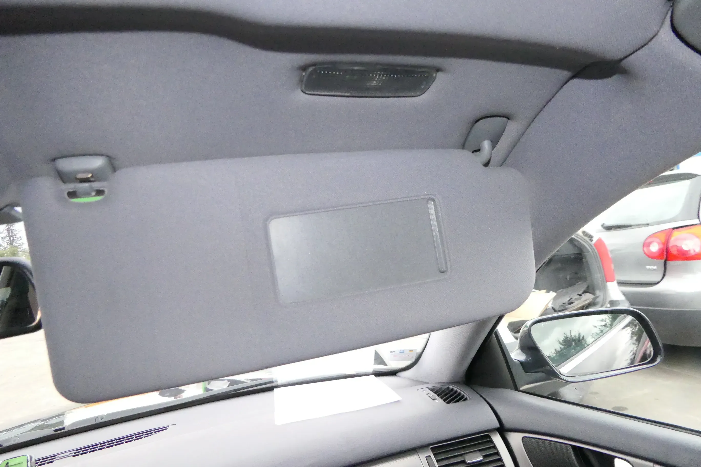 Audi A6 4B Sonnenblenden Sonnenblende rechts vorne Farbe = aqua (blau) 26U - Bild 1