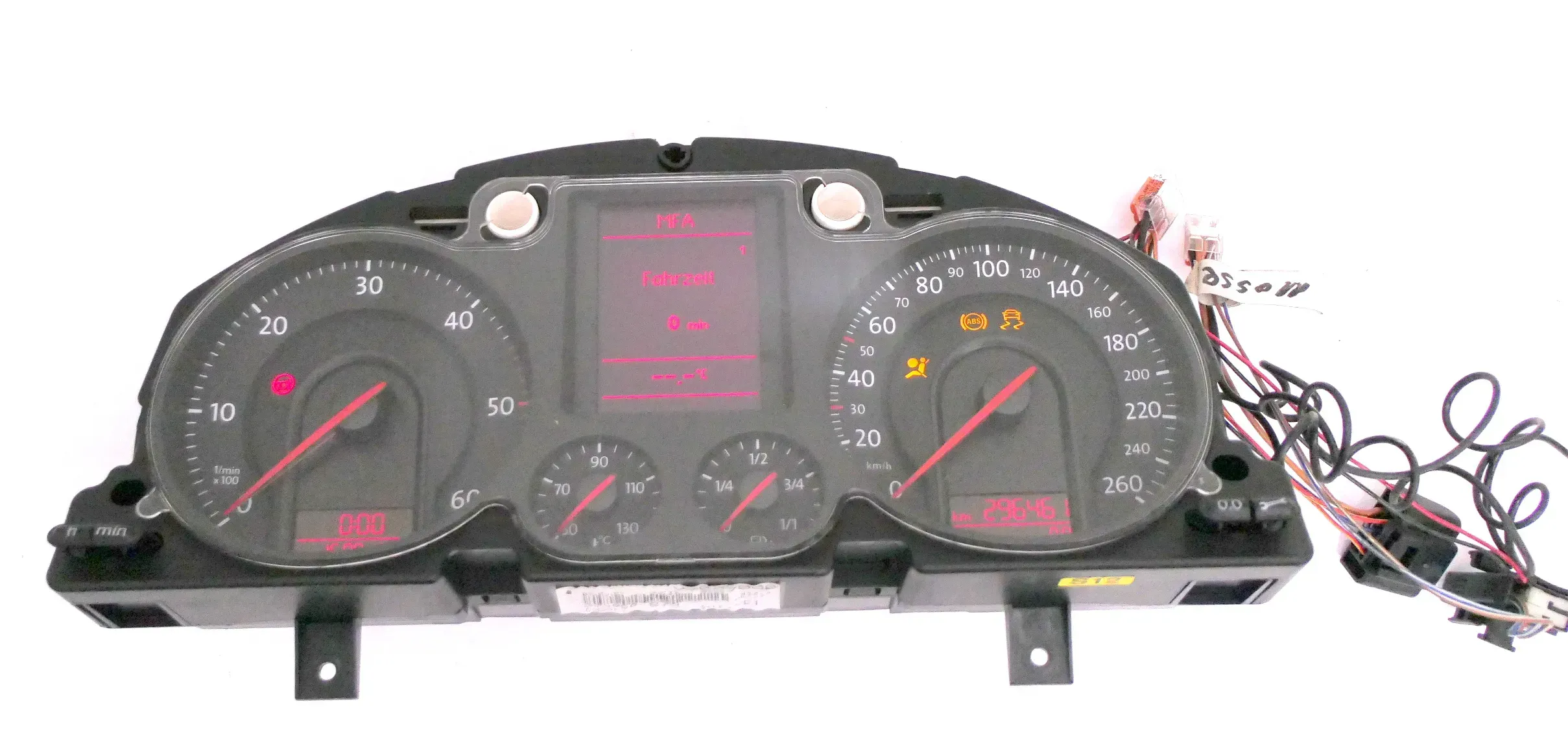 VW Passat 3C Tacho Tachometer 296.000km 3C0920871 X Diesel TDI - Bild 1