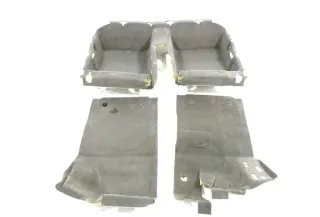 Audi A2 8Z Verkleidung Teppich Boden Innenraumteppich - 3-Teile swing dunkelgrau - Bild 1