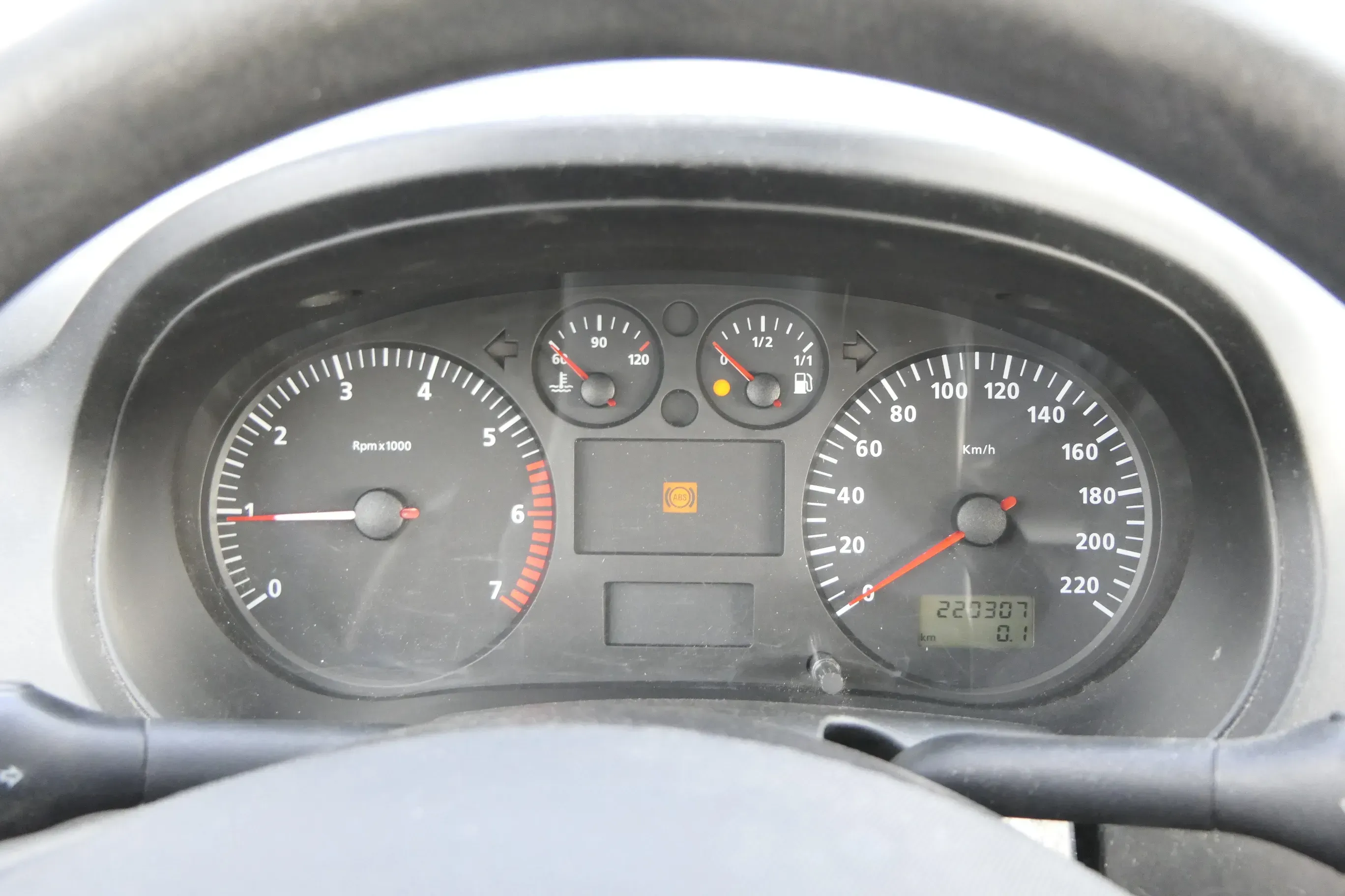 Seat Ibiza 6K3 Tachometer Tacho Kombiinstrument 6K0920850 220.000kim AUC AUD AN - Bild 1